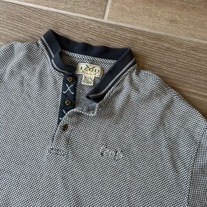 IZOD Black and White Polo Shirt